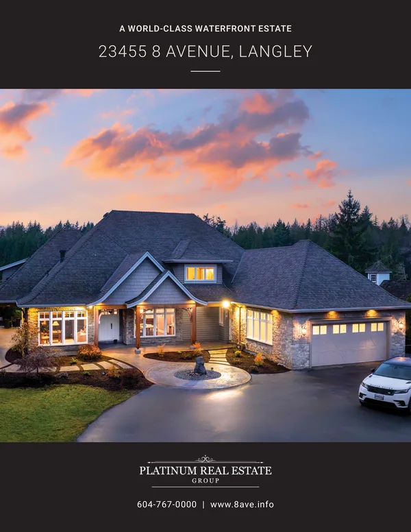 Original digital cover of the 23455 8 Avenue brochure